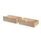 preview thumbnail 28 of 26, Max and Lily Under Bed Storage Drawers - 2-Drawer Natural