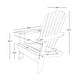 preview thumbnail 5 of 85, Vineyard HIPS Outdoor Folding Eco-Friendly All Weather Seashell Adirondack Chairs (12-Piece Conversation Set)