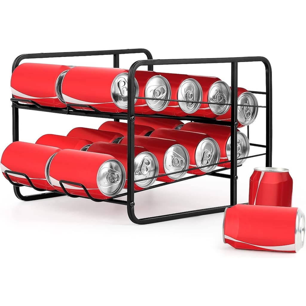 Soda Can Organizer for Pantry