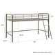 preview thumbnail 11 of 14, Avenue Greene Avery Junior Twin Metal Loft Bed