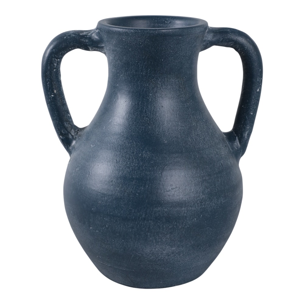 Terracotta Pottery Decorative Vase with Handles for Casual Home Decor
