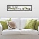 preview thumbnail 3 of 3, RoomMates Black & Green Bless This Home Country Quote Wall Decals