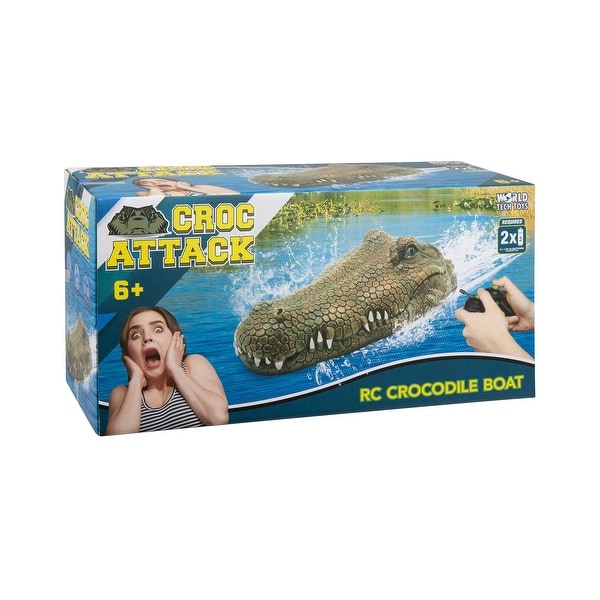 rc crocodile head boat