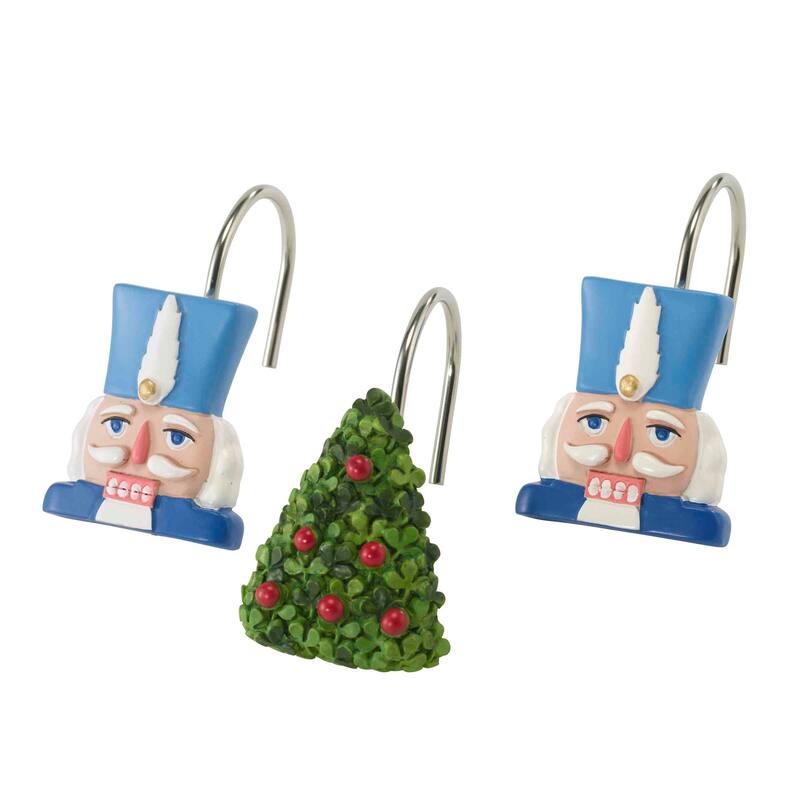 Avanti Linens Nutcracker Trellis Shower Hooks - Multicolor
