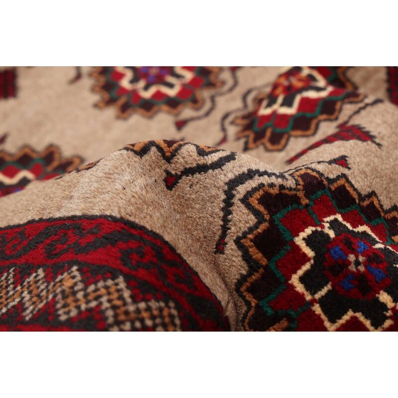 ECARPETGALLERY Hand-knotted Teimani Tan Wool Rug - 3'3 x 5'1