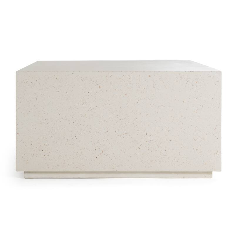 Modrest Fresno Modern Terrazzo Concrete Coffee Table