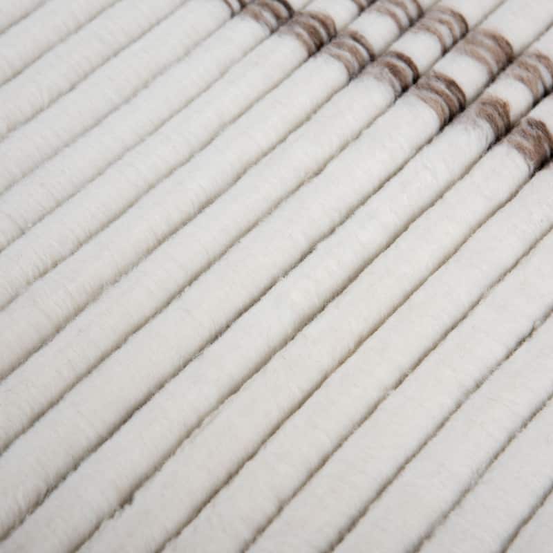 Alora Decor Klaus Stripe Wool Area Rug