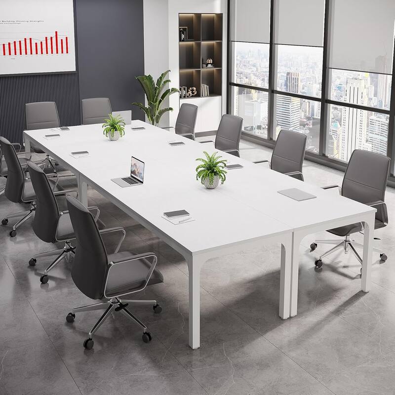 78.74" Large Rectangle Conference Table/Desk, Modern Seminar Meeting Table, Business Tables for Boardroom & Office