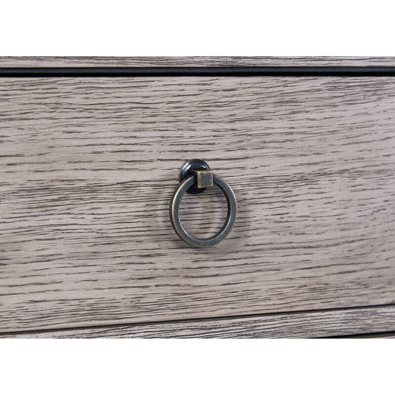 Bridgevine Home Fusion Five Drawer Chest, No Assembly Required, Dawn Finish