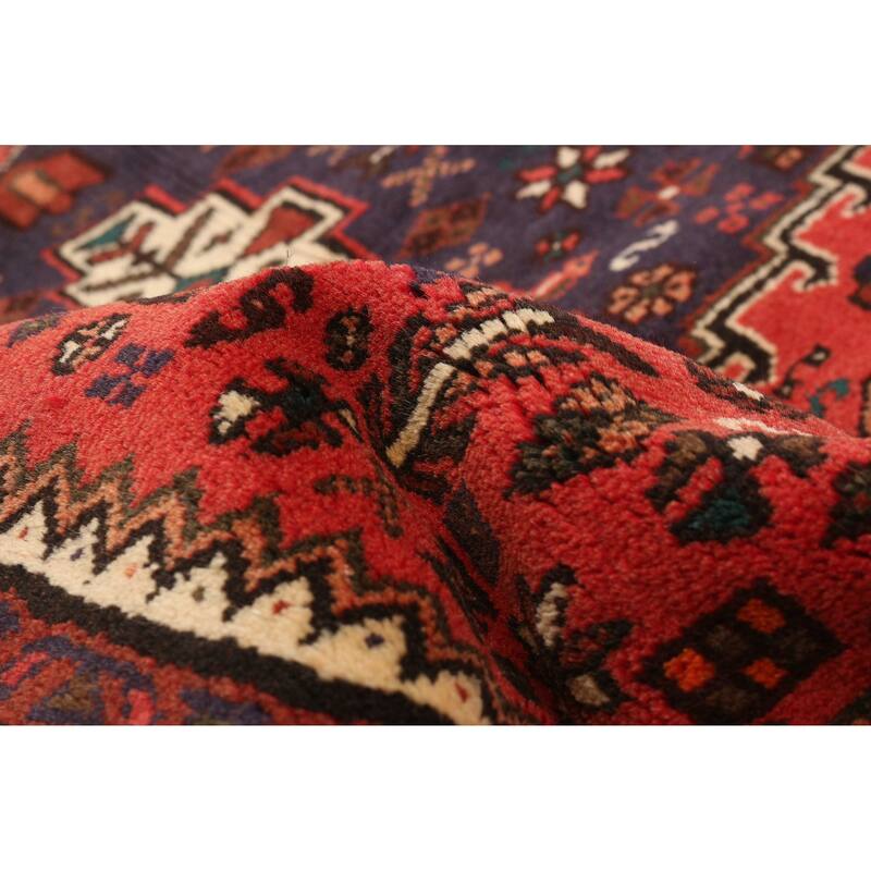 ECARPETGALLERY Hand-knotted Andelz Red Wool Rug - 3'3 x 4'9