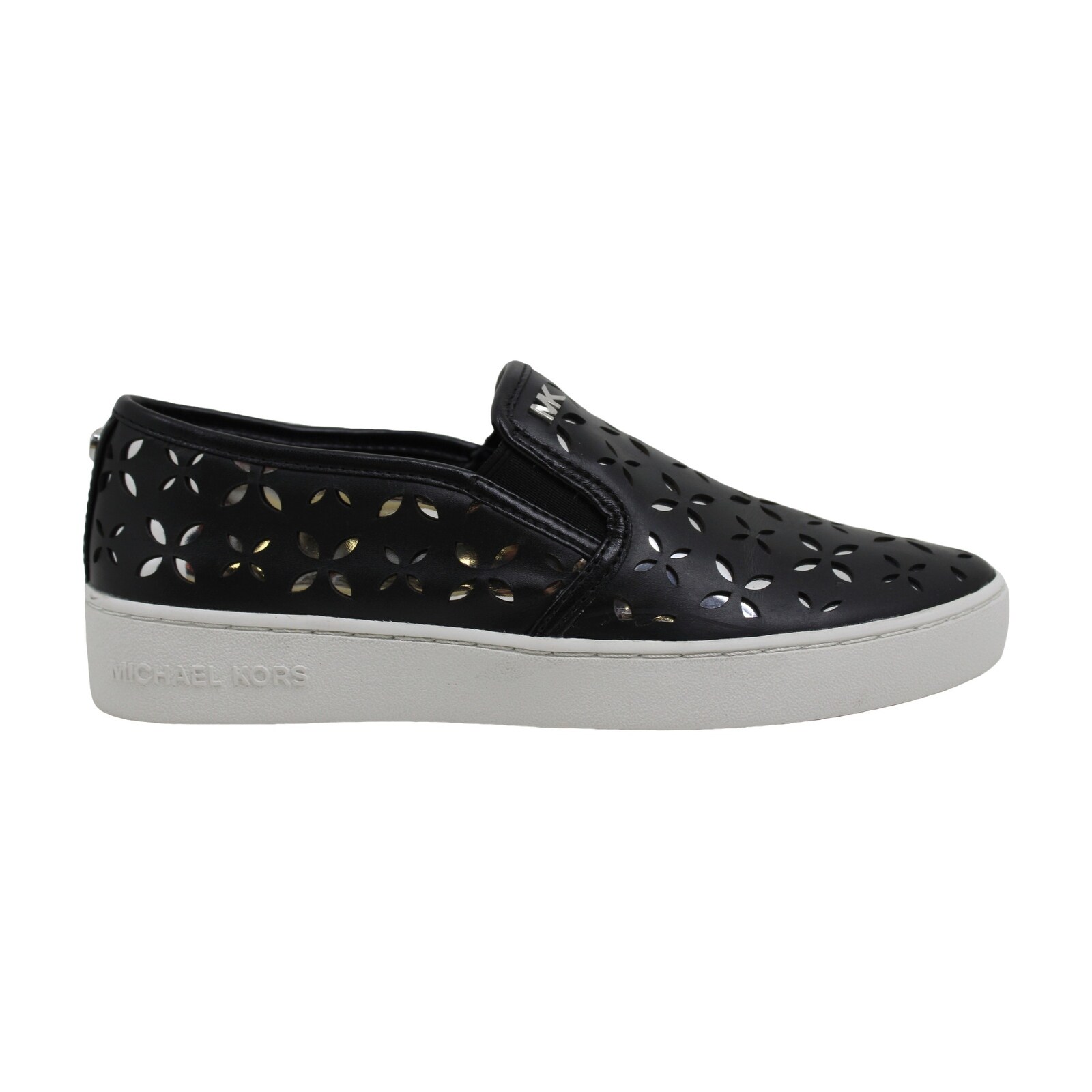 michael kors women's black slip on shoes
