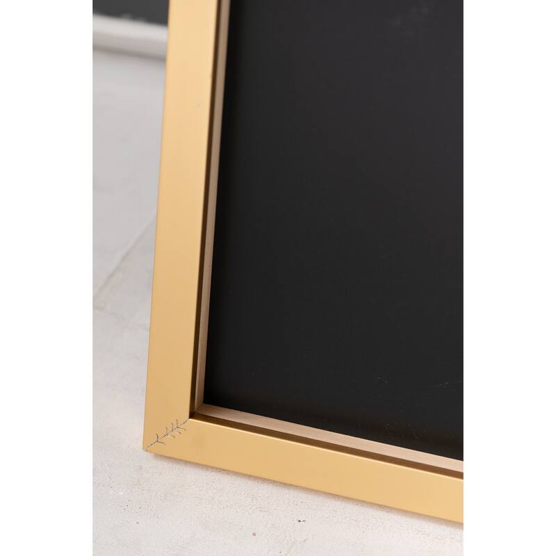 Modern Botanical Floral Prints Wall Decor with Gold Frame, for Living Room Dining Room Bedroom Hallway