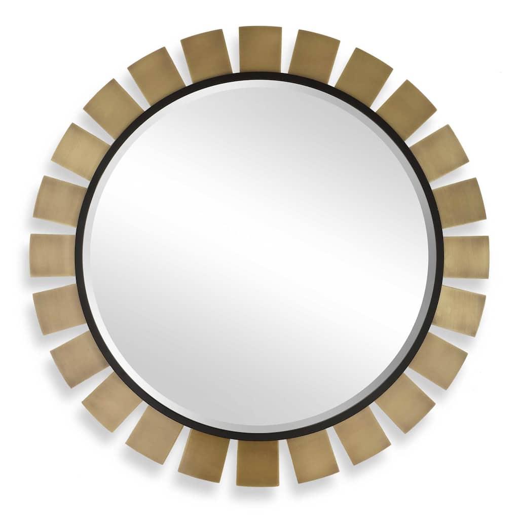 Uttermost 08263 Toluca 45" Sunburst Beveled Metal Framed Accent Mirror