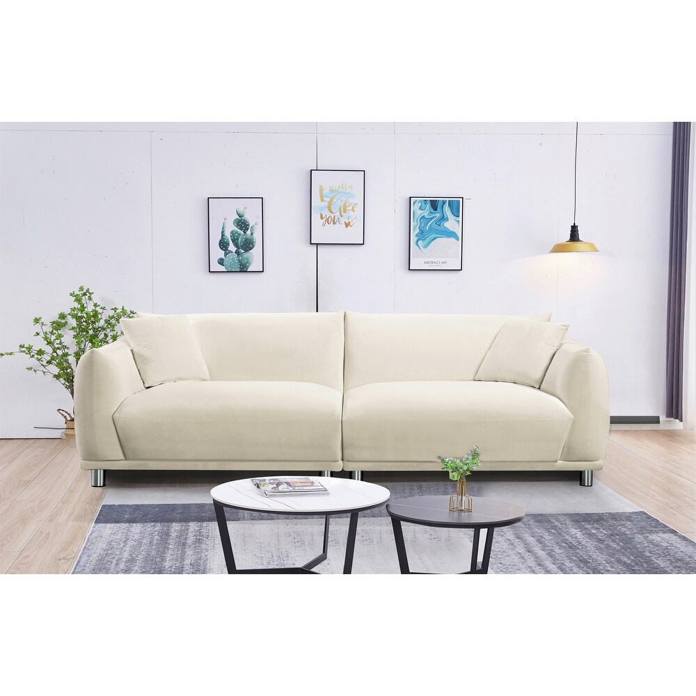 White Tufted Back Sofas Bed Bath Beyond
