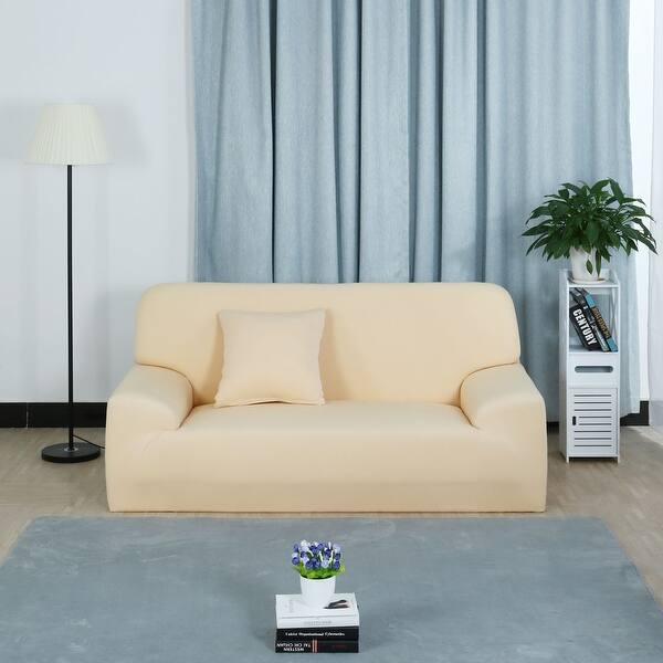 Shop Christmas Red Stretch Sofa Cover Loveseat Couch Slipcover