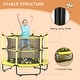 preview thumbnail 3 of 5, Trampoline for Kids with Safety Enclosure & Ball Pit for Indoor or Outdoor Use