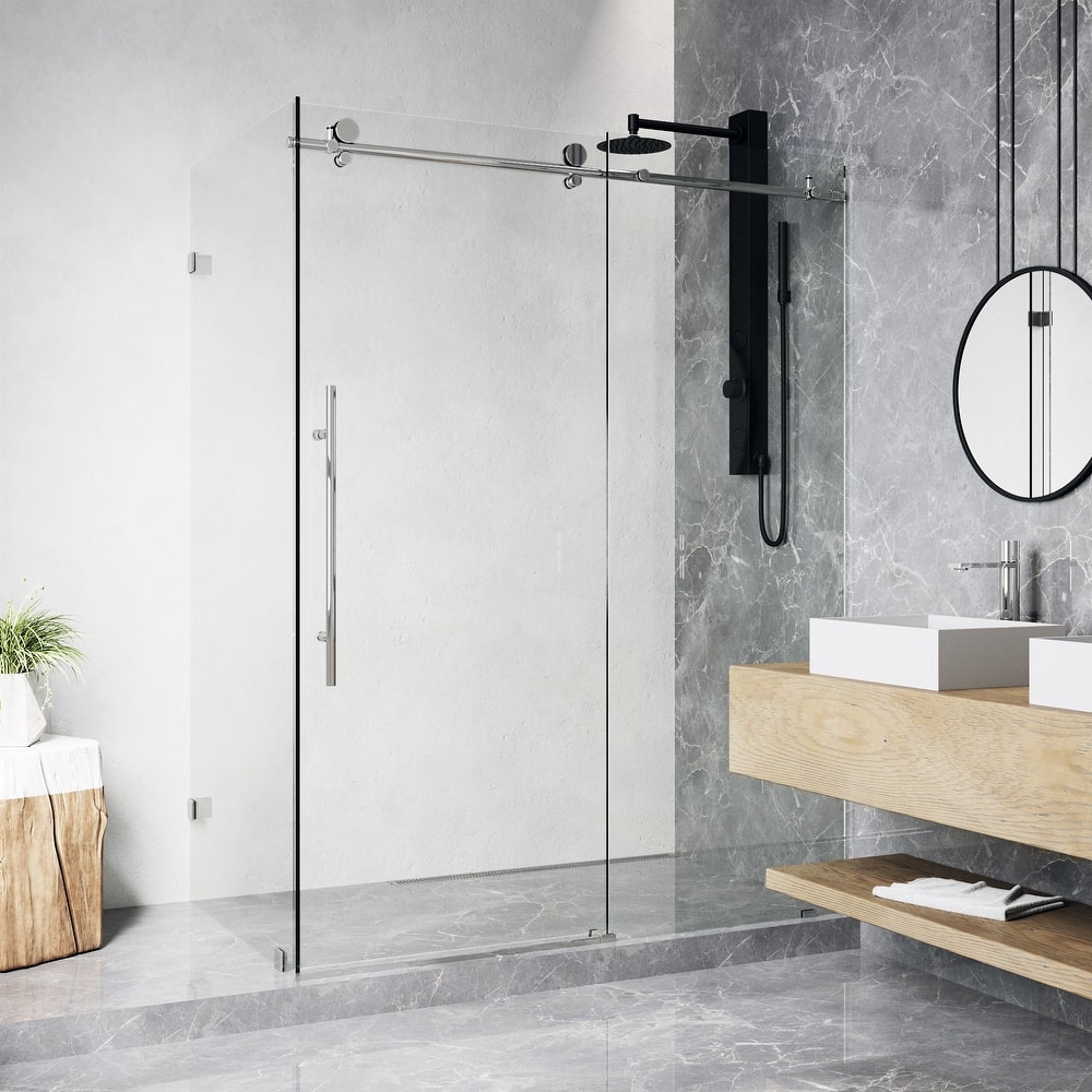 VIGO Elan E-Class Frameless Sliding Shower Enclosure