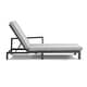 preview thumbnail 43 of 62, Benton Modern Aluminum Lounge Outdoor Double Chaise with Cushion - N/A
