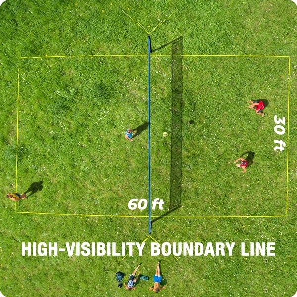 dimension image slide 1 of 2, Patiassy Volleyball Net for Beach Backyard PU Volleyball with Pump and Carry Bag