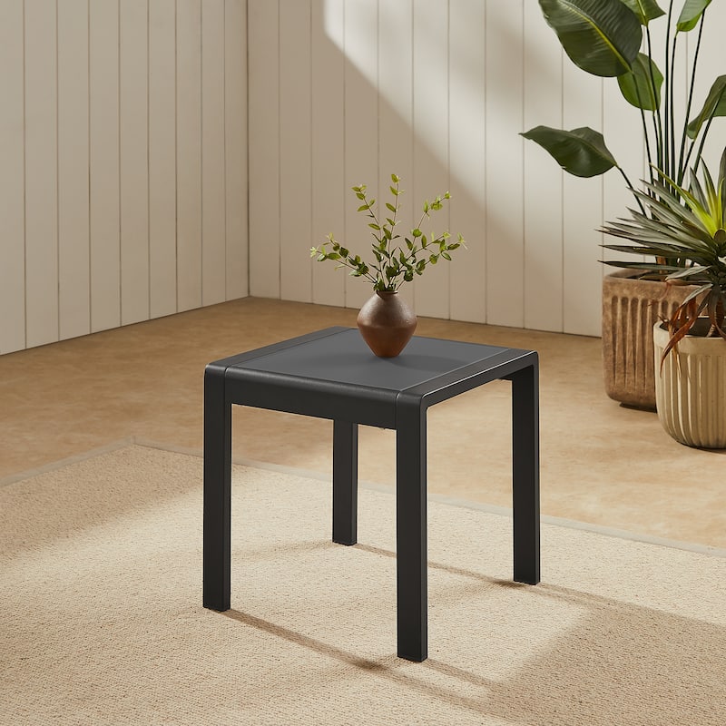 Nordwind Aluminum Outdoor Side Table - Black