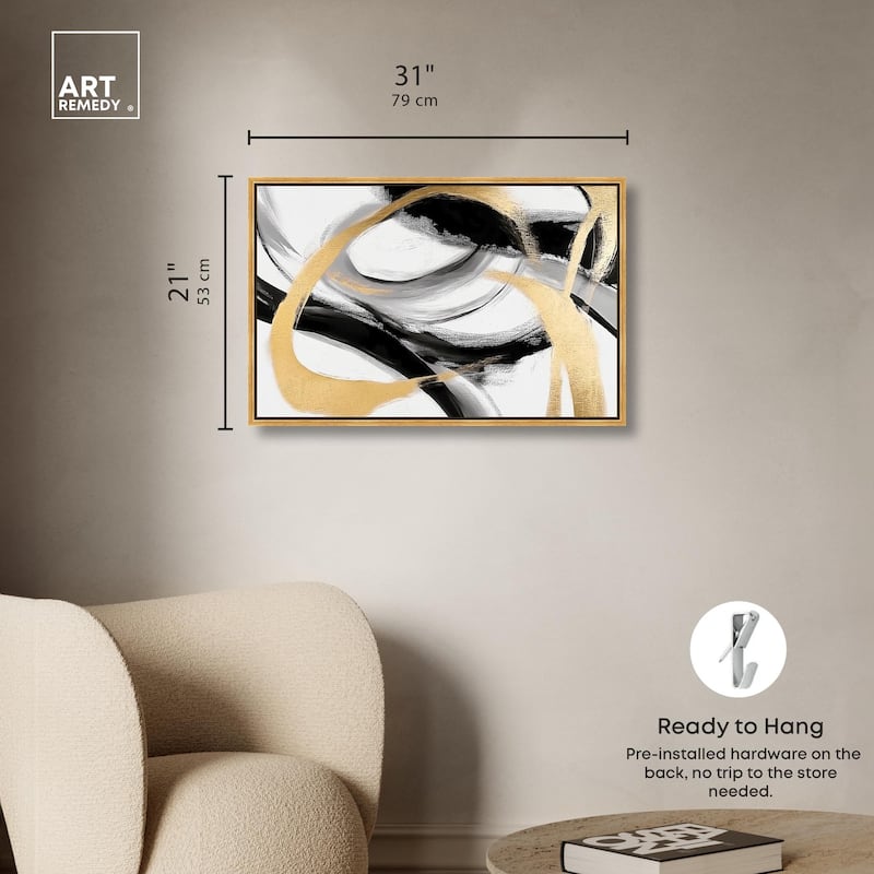 Midas Arc I Canvas by Art Remedy