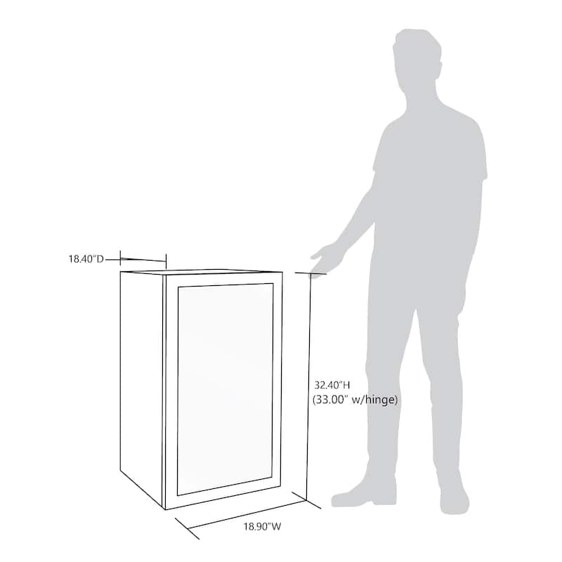 Newair 126-Can Capacity Beverage Refrigerator, Mini Fridge with Glass Door and Adjustable Shelves, Stainless Steel