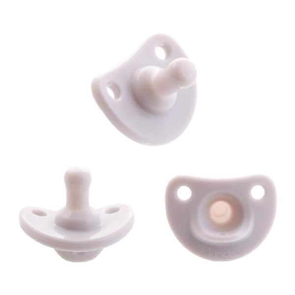 slide 2 of 4, Active Latch Pacifier 0-12 months - Grey, 3 pack Grey