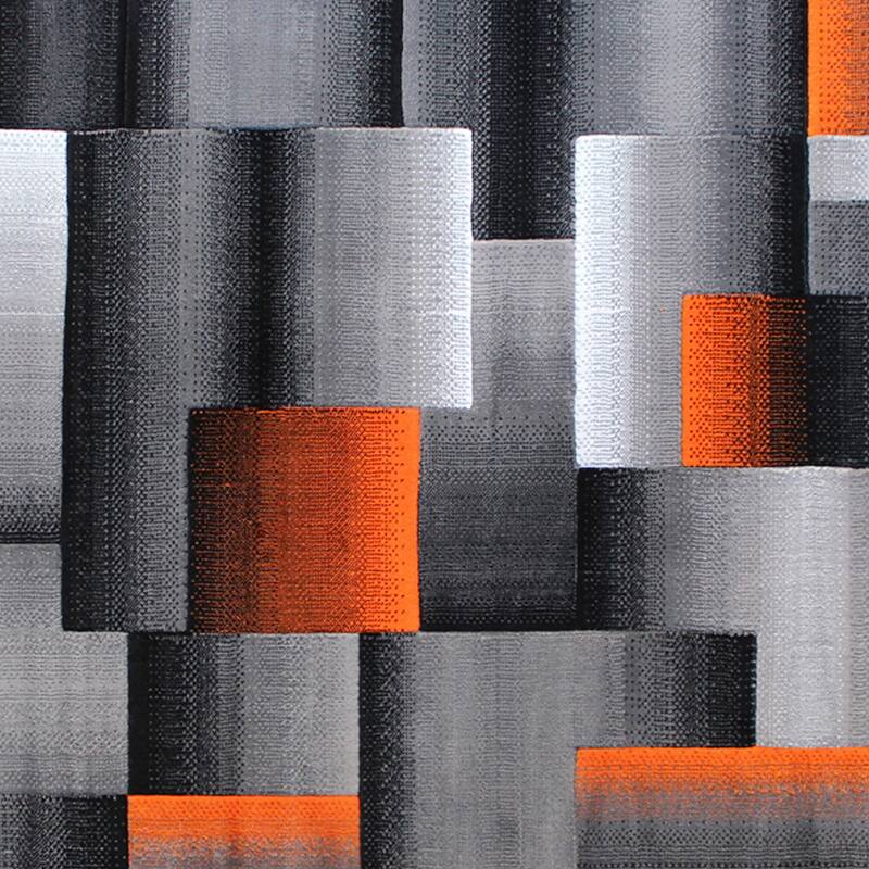 Modern Geometric Style Color Blocked Indoor Area Rug
