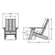 preview thumbnail 8 of 88, HIGHWOOOD Modern Adirondack Chair