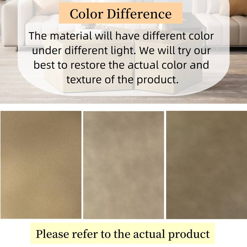 Set of 2 Side Table Nesting Table Gold End Table Center Table