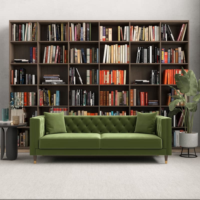 Lamont Luxury Modern Tufted Velvet Living Room Couch