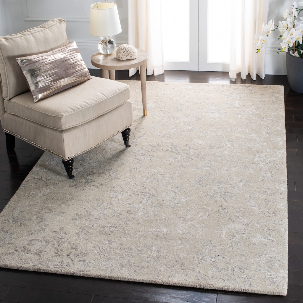 SAFAVIEH Handmade Glamour Sadhna Modern Viscose Rug