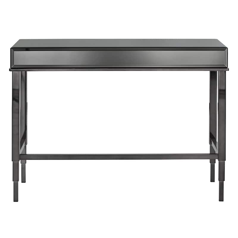 Camille Beveled Mirrored Accent 1-drawer Office Writing Desk by iNSPIRE Q Bold