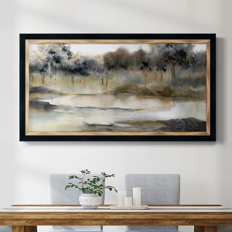 Serene River Premium Framed Canvas- Ready to Hang