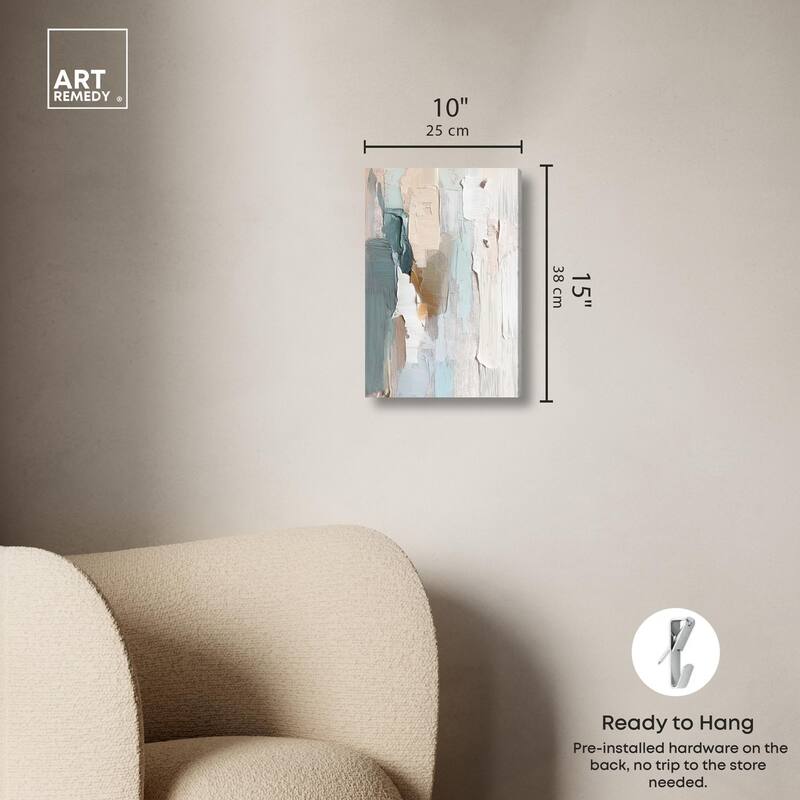 Impasto Intervals I Canvas by Art Remedy, Gallery Wrapped