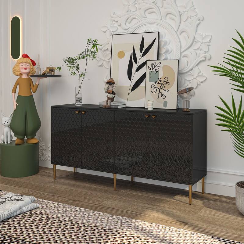 four-door cabinet