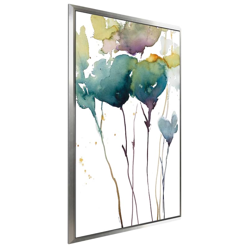 "Wildflower Grace I" Print on Floating Canvas