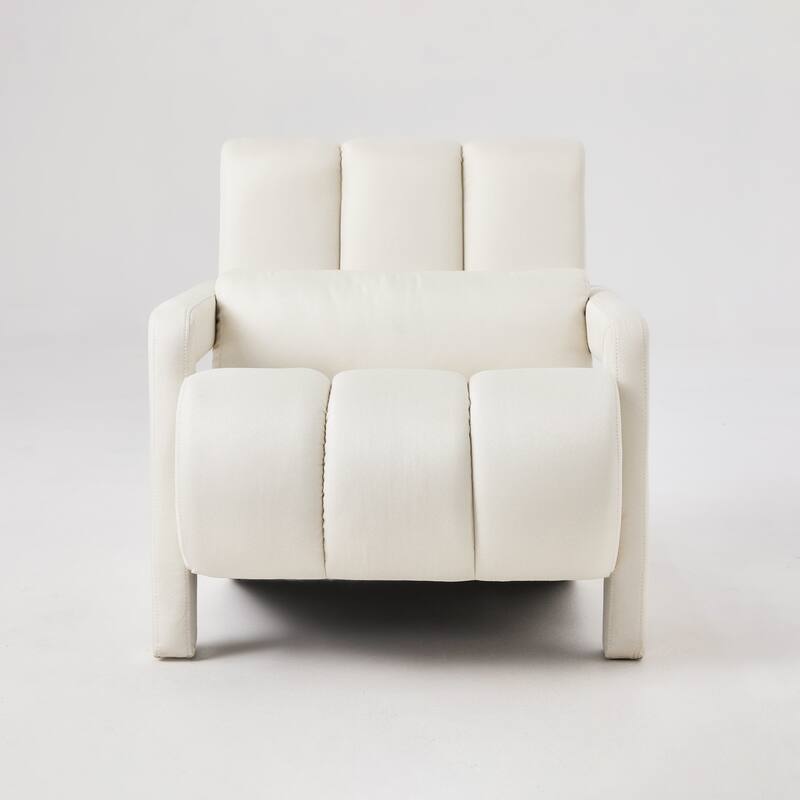 Modern Upholstered accent chair with a pillow