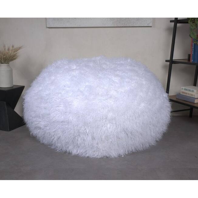 Mahin 5 Foot Rounded Faux Fur Bean Bag