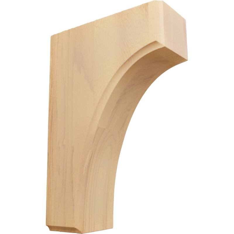 Clarksville Bracket - 1 3/4"W x 4"D x 6"H - Red Oak