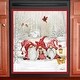 preview thumbnail 1 of 0, Holiday Three Winter Gnomes Dishwasher Magnet - 25.000 x 4.000 x 4.000 White