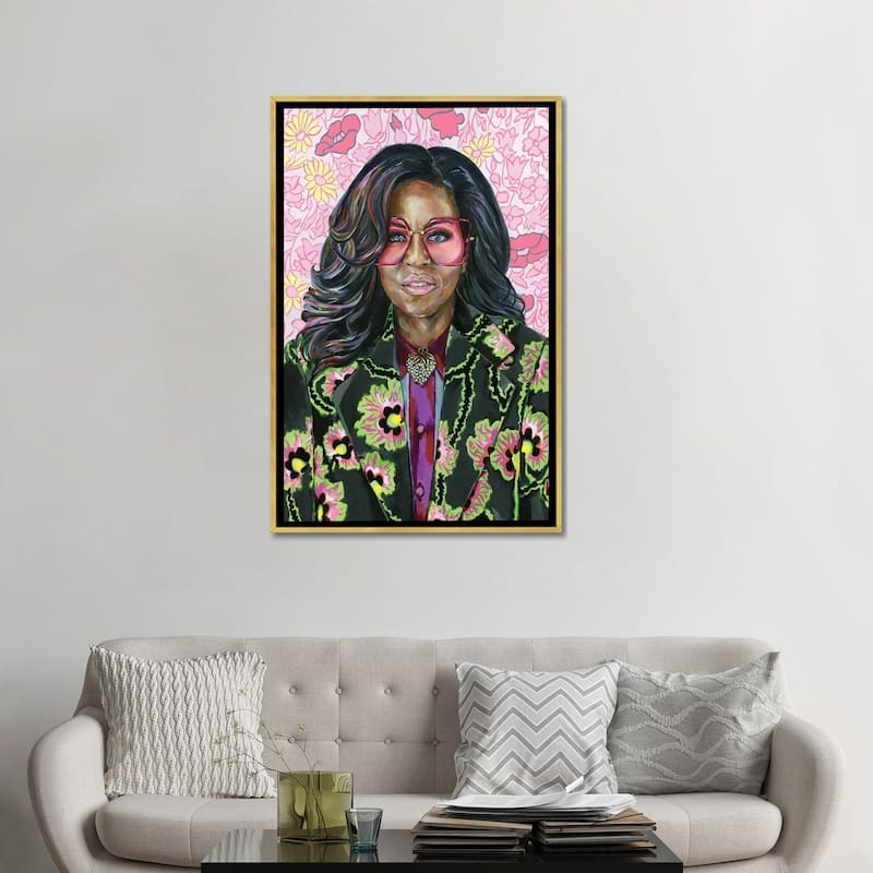 iCanvas "Michelle" by Heather Perry Framed Canvas Print