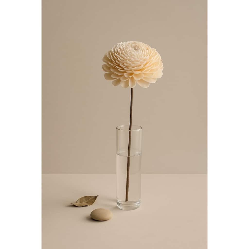 Zenia Floral Bunch Artificial Plant - 45.25" - Yellow and Brown