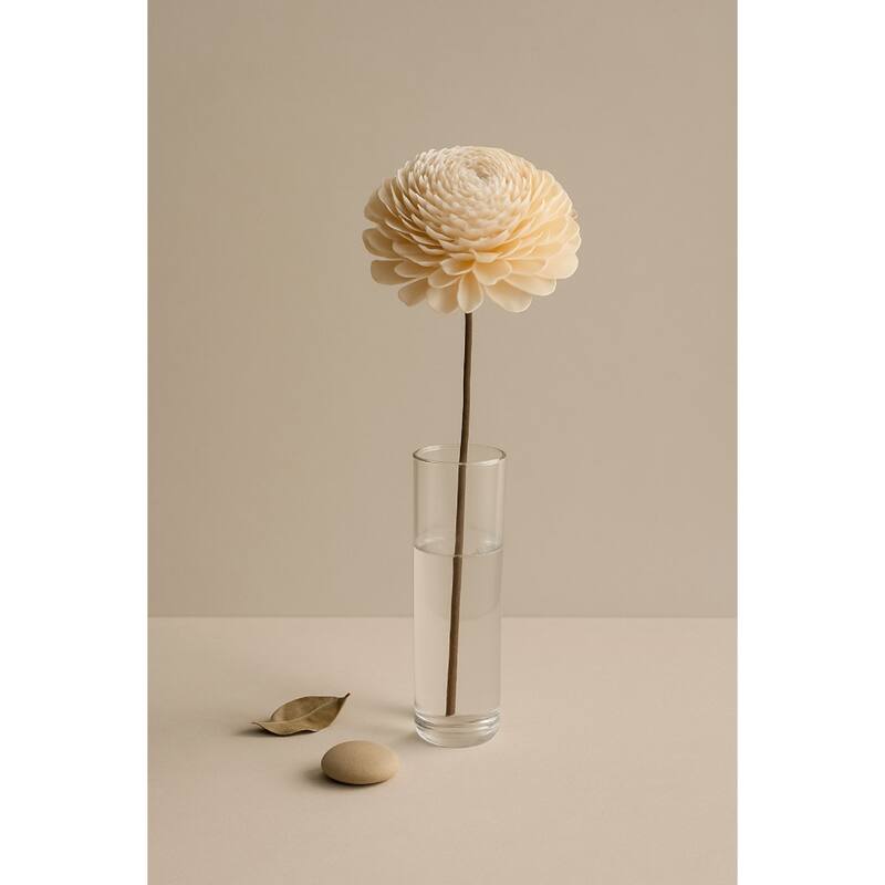 Zenia Floral Bunch Artificial Plant - 45.25" - Yellow and Brown