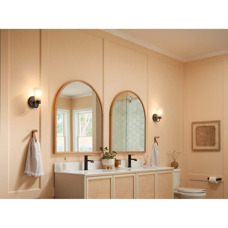 Kichler Lighting Erma 1-Light Bathroom Indoor Wall Sconce Light