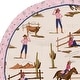 preview thumbnail 3 of 2, Sweet Jojo Designs Western Cowgirl Girl Baby Tummy Time Playmat Wild West Bandana Vintage Country Animal Southwest Brown Pink
