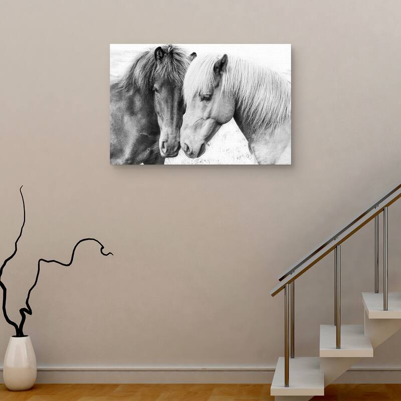 Horse Love by Sisi and Seb Canvas Art Print