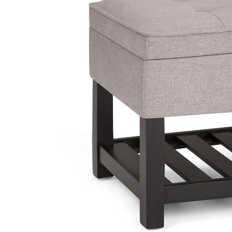 WYNDENHALL Essex 44 inch Wide Transitional Rectangle Ottoman Bench