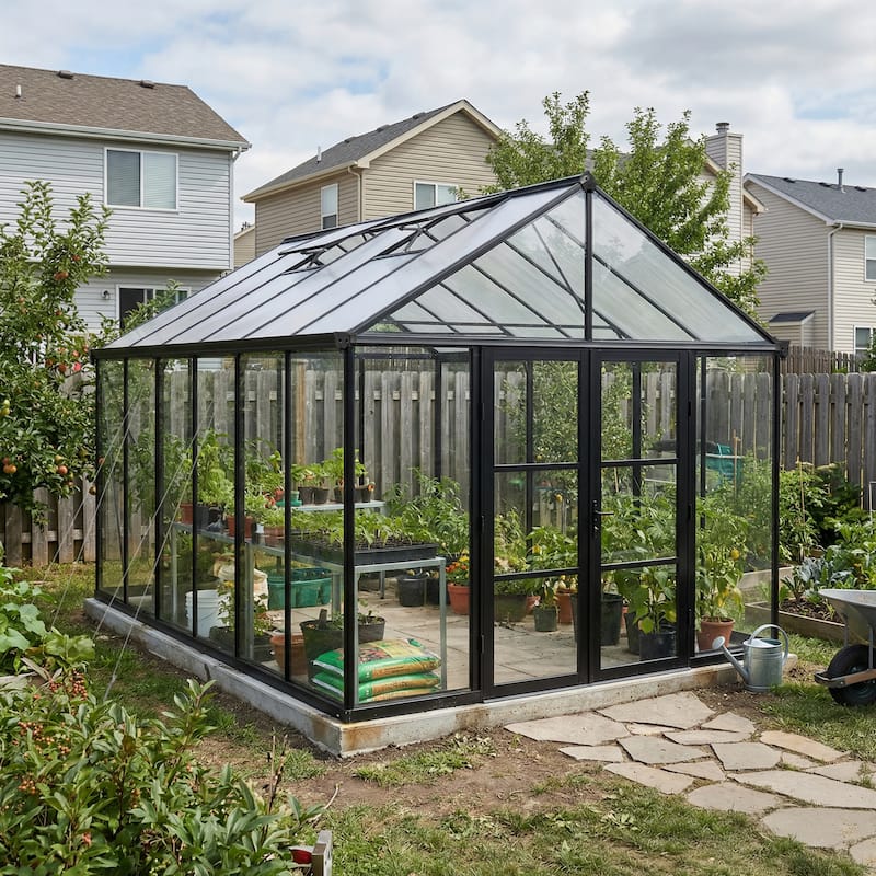 Canopia Aria 10 ft. Black / Clear Greenhouse Kit