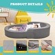 preview thumbnail 3 of 5, DoCred Portable Toddler Travel Bed with 2 Waterproof Mattress covers